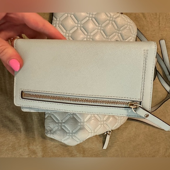 Kate Spade baby blue purse and wallet - Picture 4 of 9